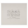 Image 1 : A Bob Bemiller Signed Drawing of The Smurfs.
