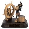 Image 1 : A Wooden Steamboat Willie Sculpture by ANRI.
