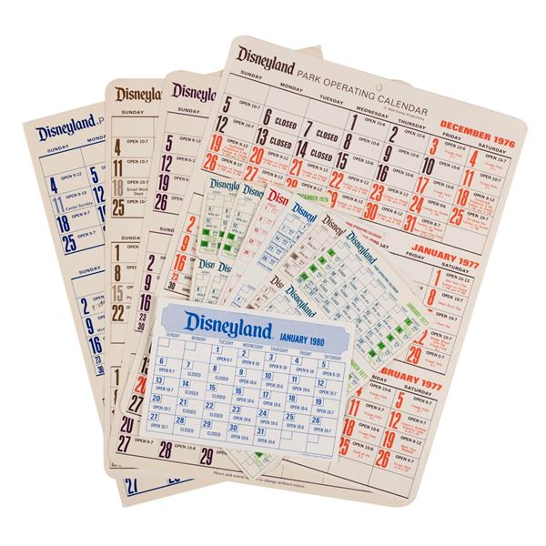 A Cast Member Calendar Collection.