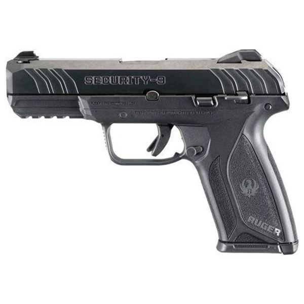 RUGER SECURITY-9 9MM LUGER ADJ 10-SHOT BLUED SYN