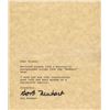 Image 1 : Bob Newhart signed note