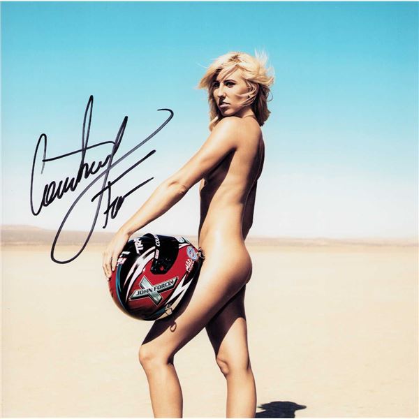 Courtney Force signed photo sexy