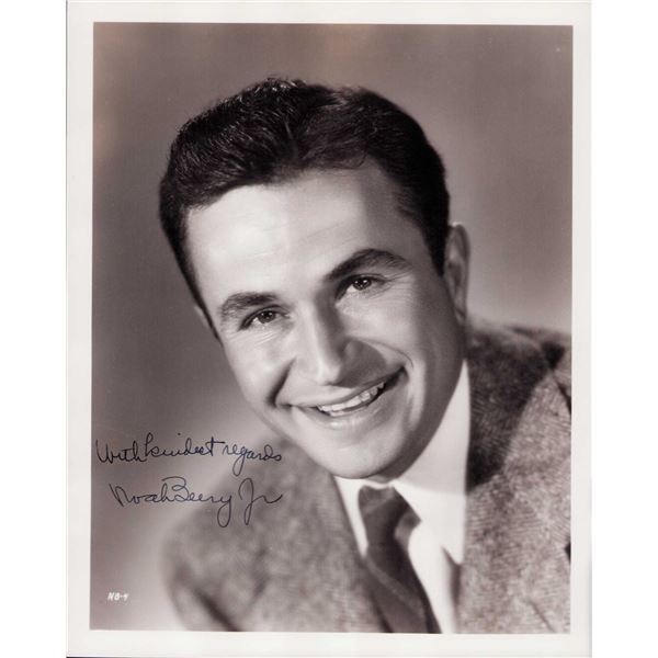 Noah Beery Jr signed photo