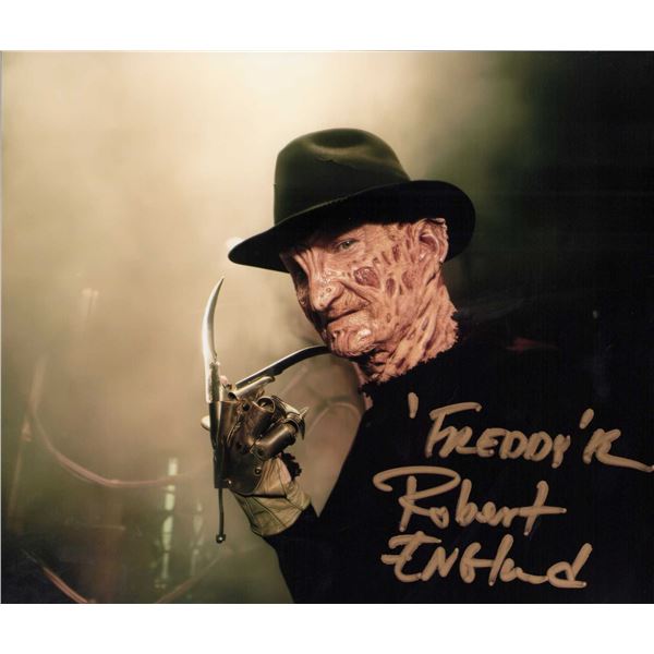 Robert Englund signed photo Freddy