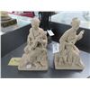 Image 1 : Austin Sculpture Ceramic Bookends - (One Chipped)