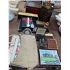 Image 1 : Crystal Desk Clock, Egg, Coach Purse, Wallets, What Not Boxes