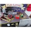 Image 2 : Flea Circus Travel Trunk, Vtg. Game Controllers, Cigarette Merchandising Sign