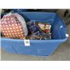 Image 1 : Tub w/Asst. Toy Figurines, Zoo Review Pinball