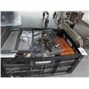 Image 1 : Crate w/Asst. Dining Utensils and Accessories