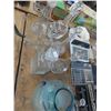 Image 2 : Art Glass Vase, Asst. Decanters