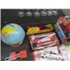 Image 2 : Die Cast and Asst. Toy Fire Trucks, Pocket Puzzles, Model, Coin Bank