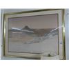 Image 1 : Framed Oil On Canvas Horse Photo