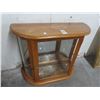 Image 1 : Oak Curio Hall Cabinet