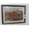 Image 1 : Framed Indian Scene, Farm House - 2