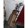 Image 1 : Golf Clubs w/Burton Bag