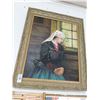 Image 1 : Framed Mother Mary Oil On Board Wall Art