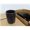 Image 3 : Black Plastic Storage Containers 4 Boxes