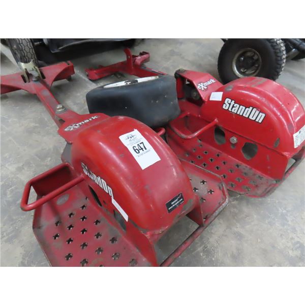 Xmark Stand On Ride Behind Wheel - 2