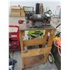Image 1 : Milwaukee Bench Grinder w/Wooden Cart