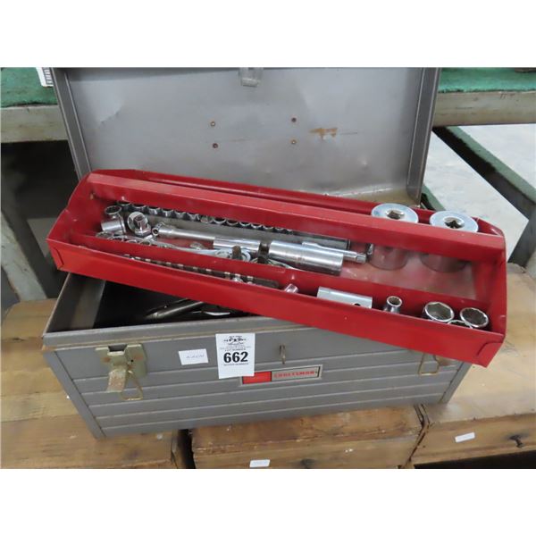 Craftsman Toolbox w/Sockets/Drivers/Tools