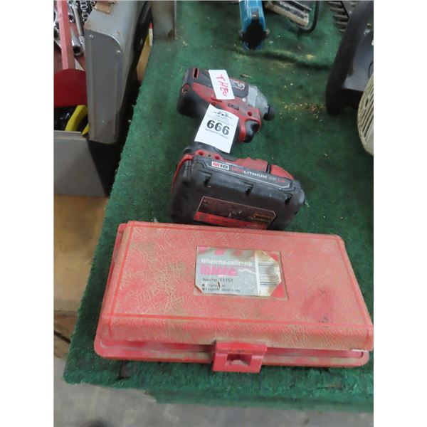 Milwaukee Drill, Driver Bits