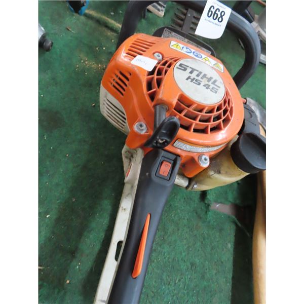 Stihl HS45 Gas Hedge Trimmer