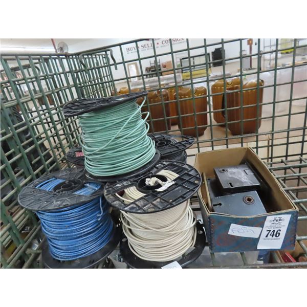 Wire Spools, Vintage Drawer Hardware