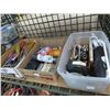 Image 2 : Bins w/Hand Tools, Hardware, Wire, Supplies