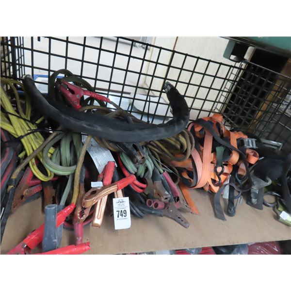 Tie Down Straps, Jumper Cables