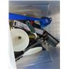 Image 2 : Totes w/Hand Tools and Electrical Hardware
