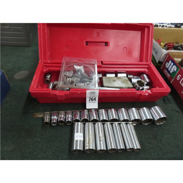 Craftsman Red Toolbox w/Sockets