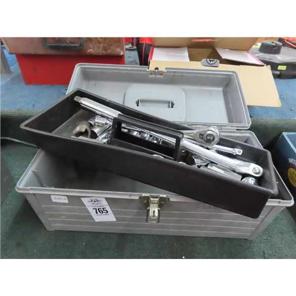 Craftsman Grey Toolbox w/Wrenches and Sockets