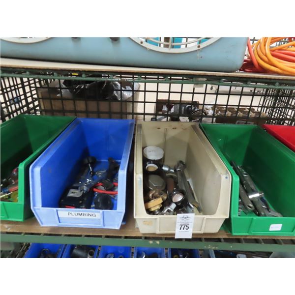 Bins w/Crescent Wrenches, Hand Tools