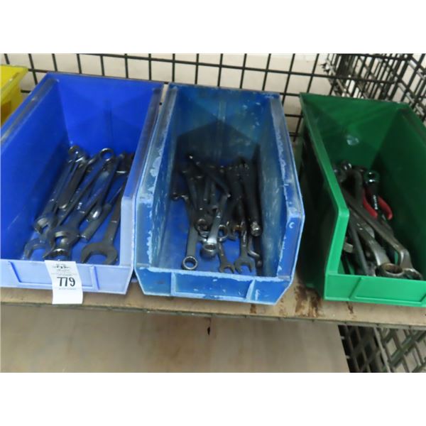 Bins w/Ratchets, Wrenches