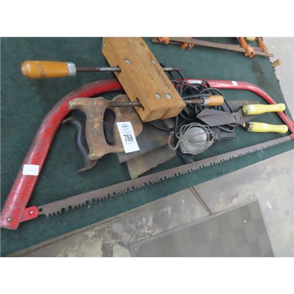 Wood Clamp, Hand Shears, Saws