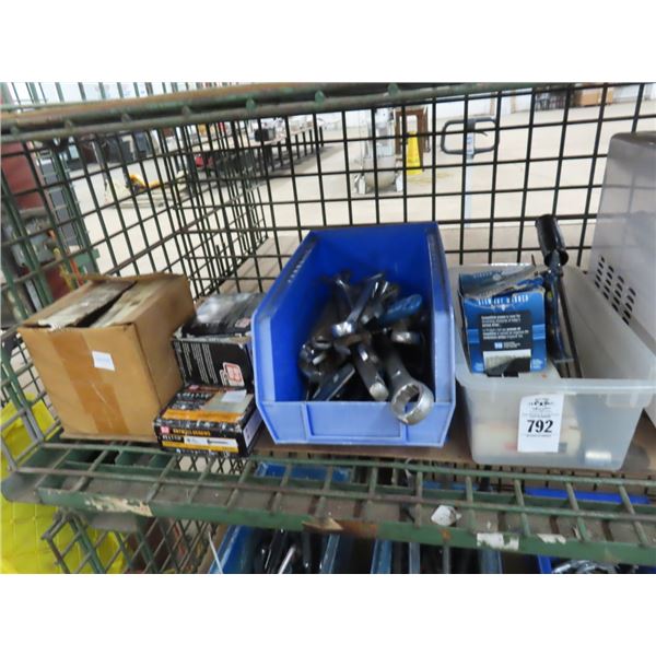 Bins w/Wrenches and Hardware