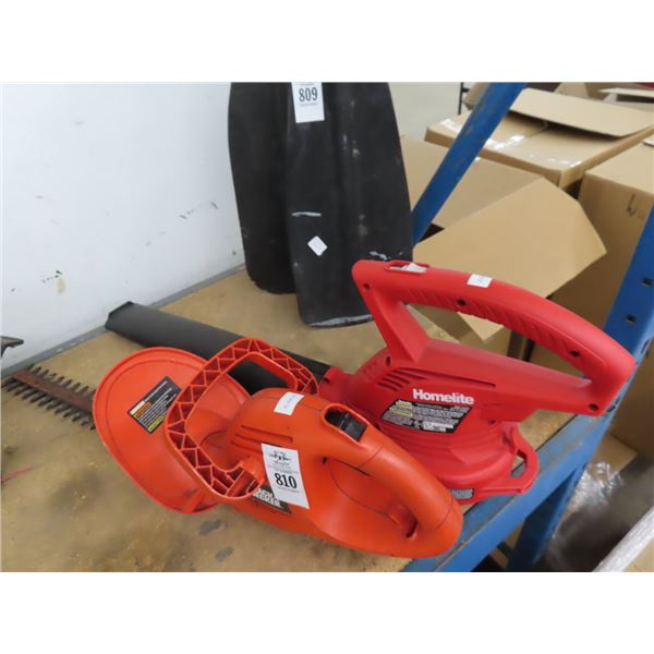 B & D Elecctric Hedge Trimmer, Homelite Electric Blower