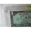 Image 2 : CANADA SET OF CENTENNIAL SEQUENTIAL SERIAL NUMBER $1 BILLS