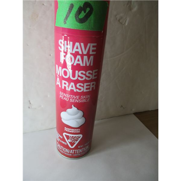 NEW:  RASPBERRY SHAVING FOAM (255G)