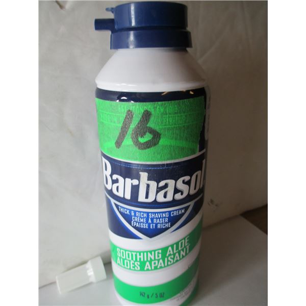 NEW:  MEN'S BARBASOL SHAVING CREAM (142G)