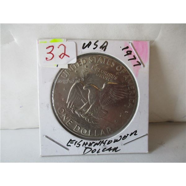 1977 USA LIBERTY EISHENHOWER DOLLAR