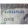 Image 3 : 1973 BANK OF CANADA POKER HAND SERIAL NUMBER #1 BILL