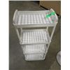 Image 3 : WHITE 4 SHELF ROLLING UNIT