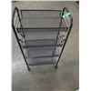 Image 3 : BLACK 4 DRAWER ROLLING UNIT
