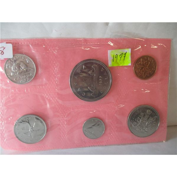 1977 PROOF CANADA MINT SEALED COIN SET