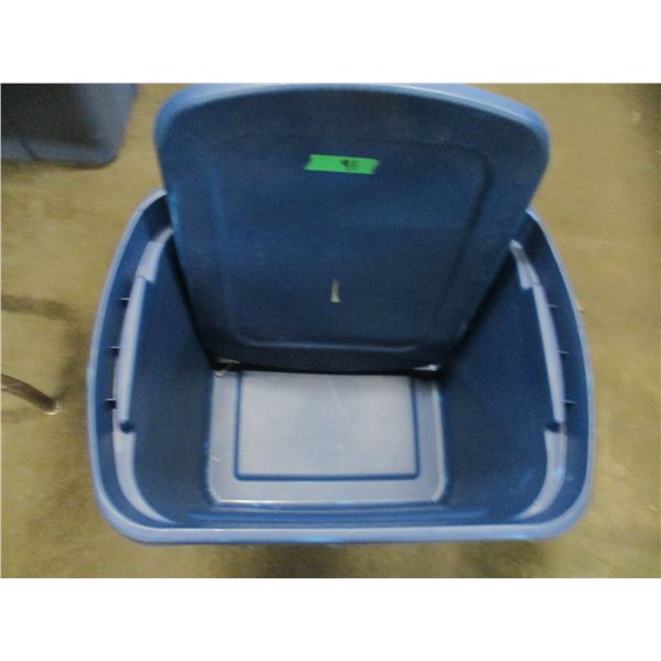 DARK BLUE TOTE & LID