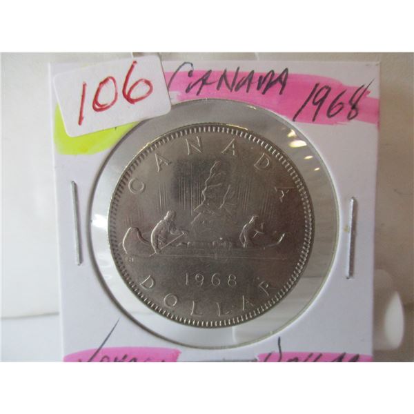 1968 CANADA VOYAGER DOLLAR