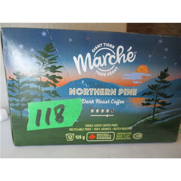 NEW:  MARCHE DARK ROAST COFFEE (12 K-CUPS) - BOX