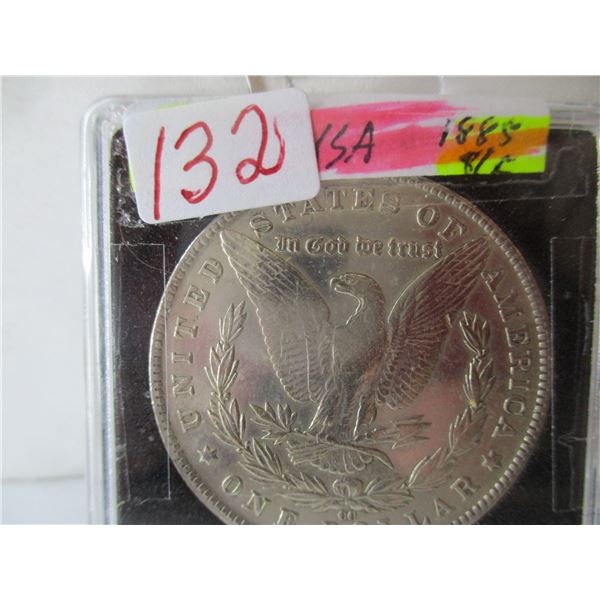 1885 CARSON CITY USA SILVER DOLLAR (NOT TESTED - AS IS)