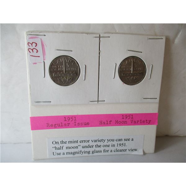 1751 - 1951 SMOKE STACK CANADA NICKEL SET